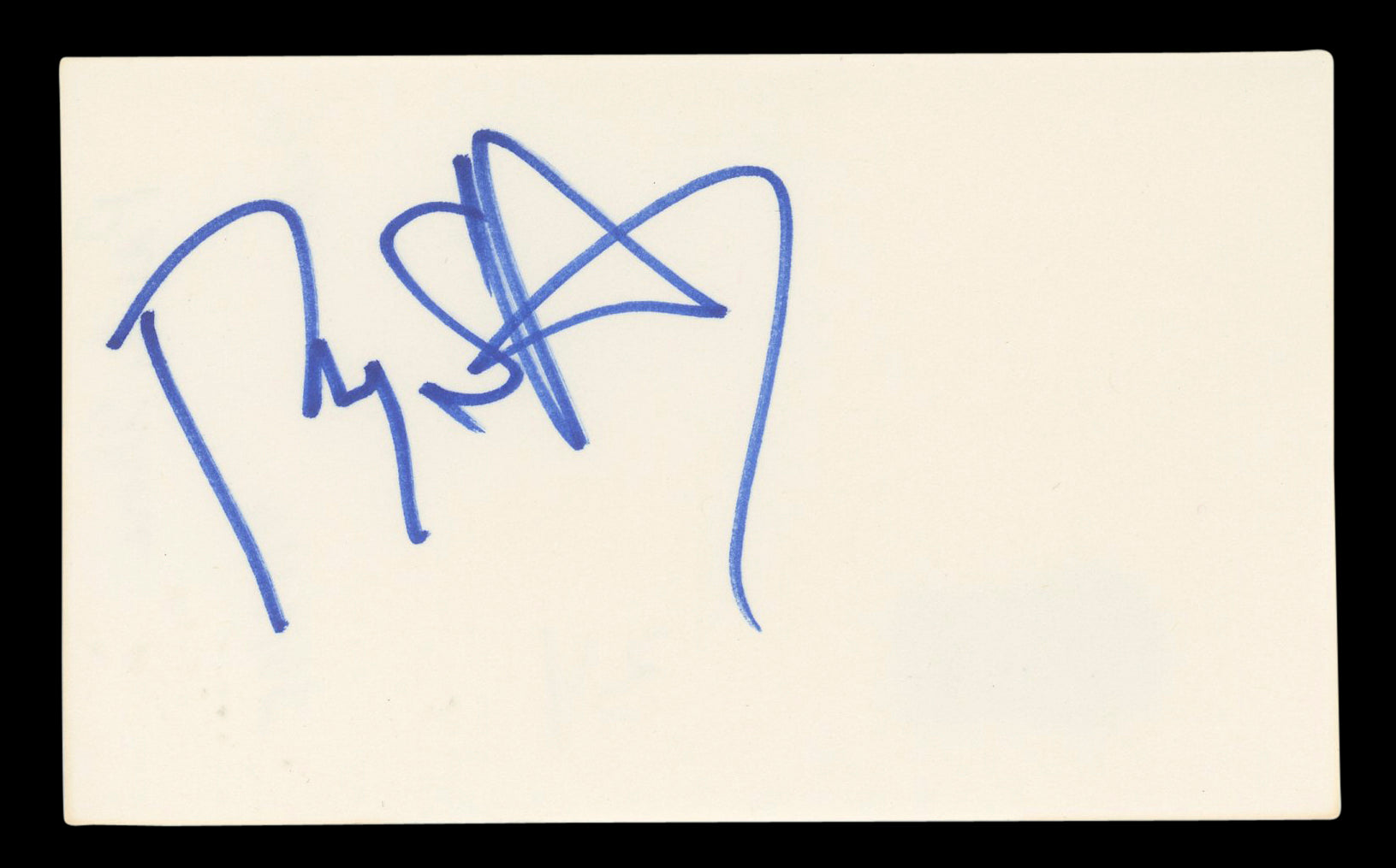 Pauly Shore Son in Law Authentic Signed 3x5 Index Card Autographed BAS #BL96634