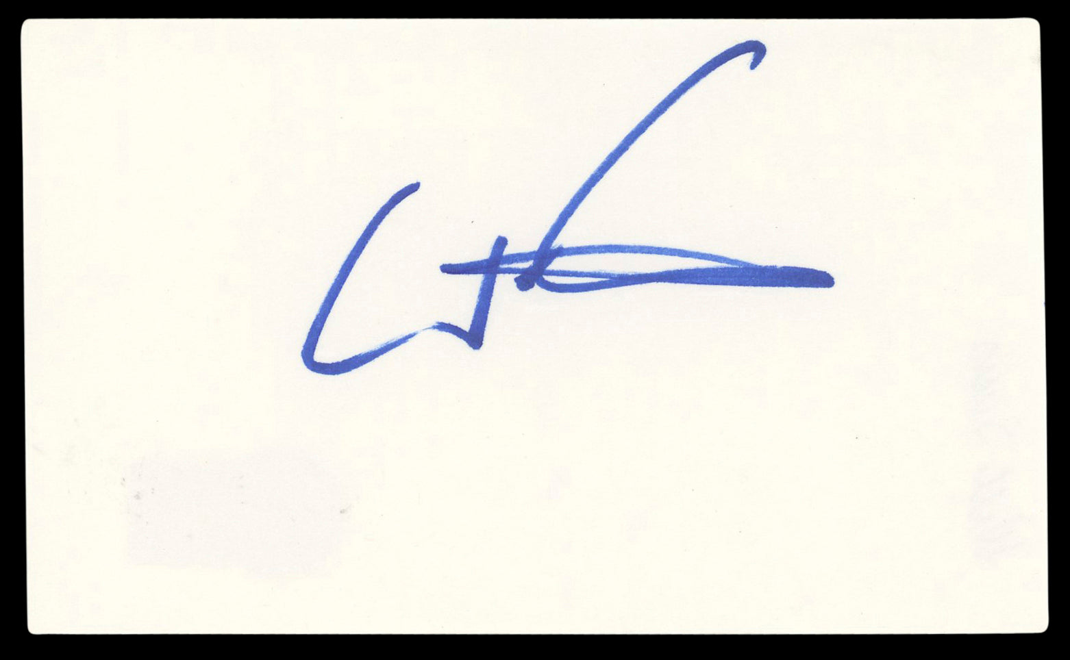 Will Sasso Mad TV Authentic Signed 3x5 Index Card Autographed BAS #BL98912