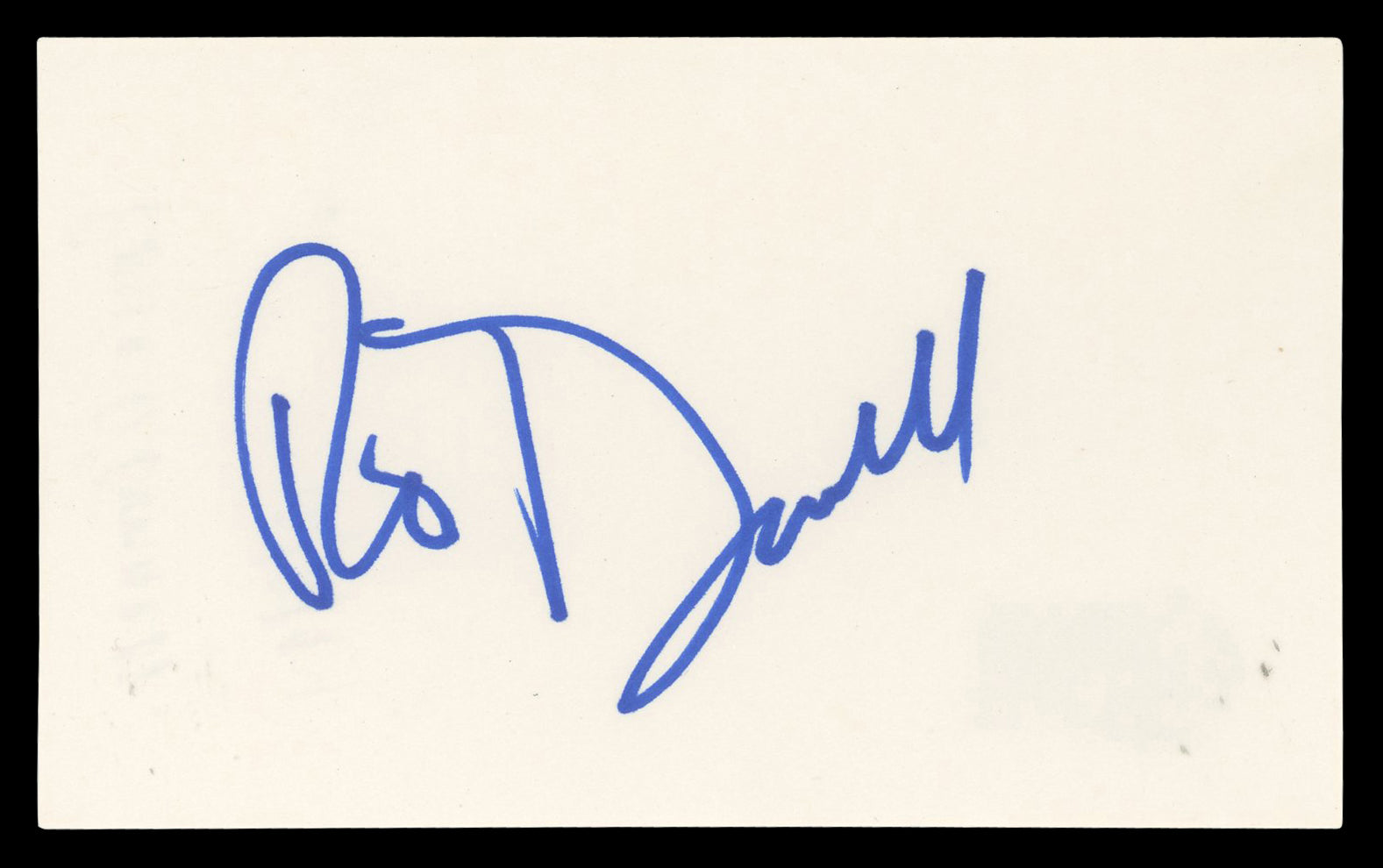 Rosie O'Donnell The View Authentic Signed 3x5 Index Card BAS #BN06509
