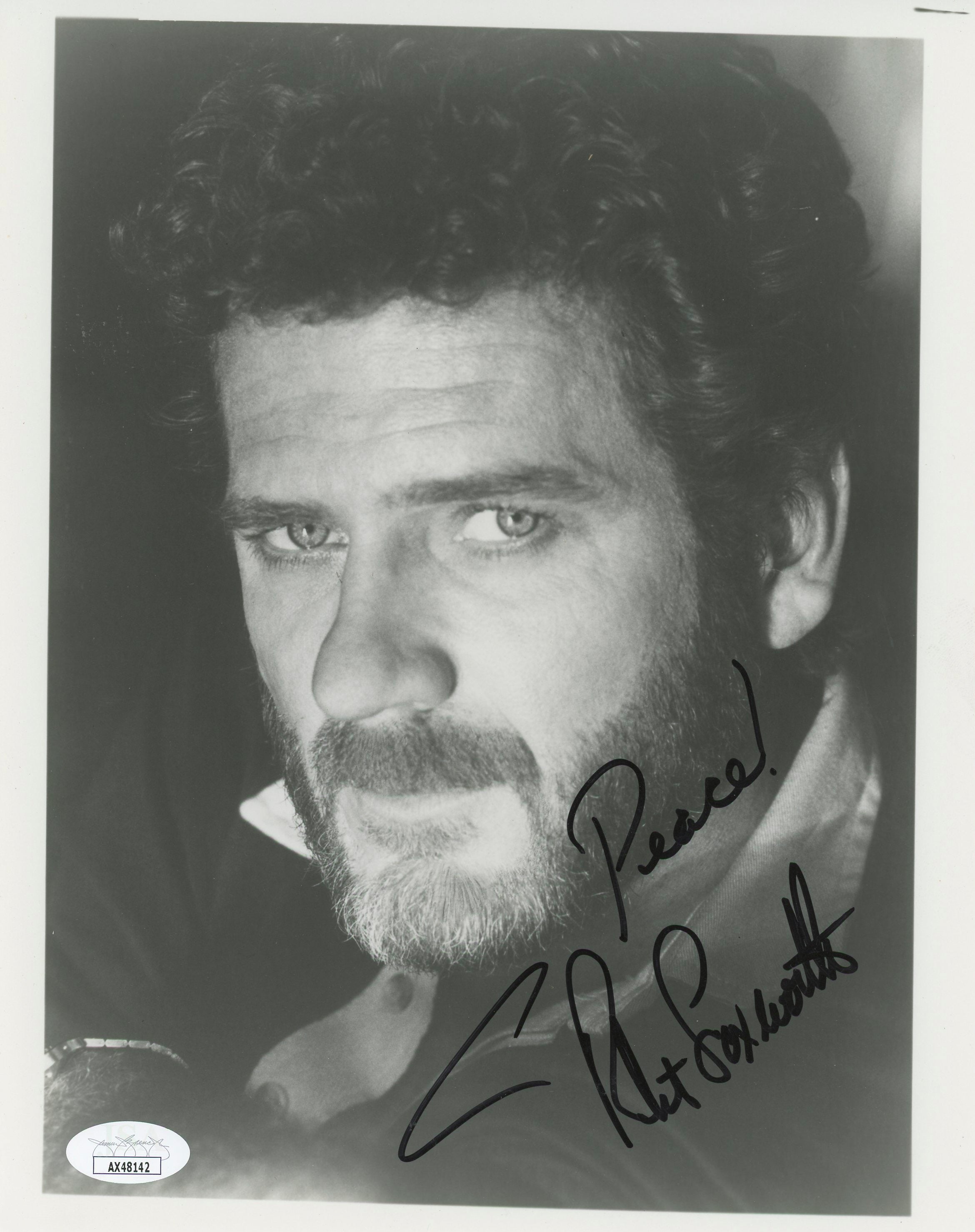 Robert Foxworth Falcon Crest "Peace!" Authentic Signed 8x10 Photo JSA #AX48142