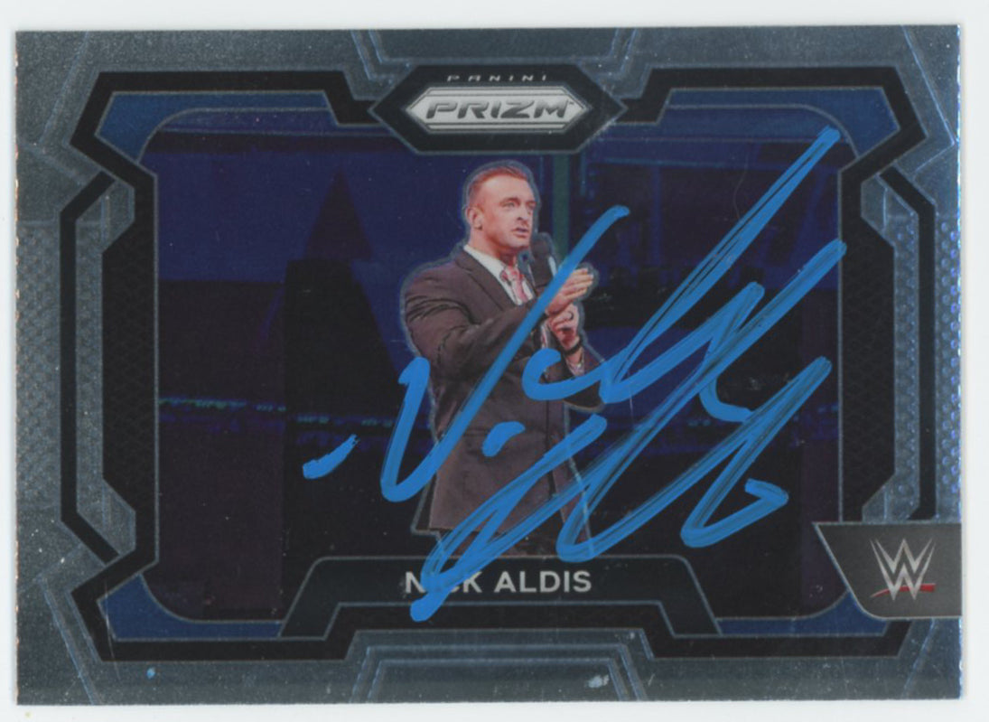 Nick Aldis WWE Authentic Signed 2024 Panini Prizm #35 Card BAS #BS86680