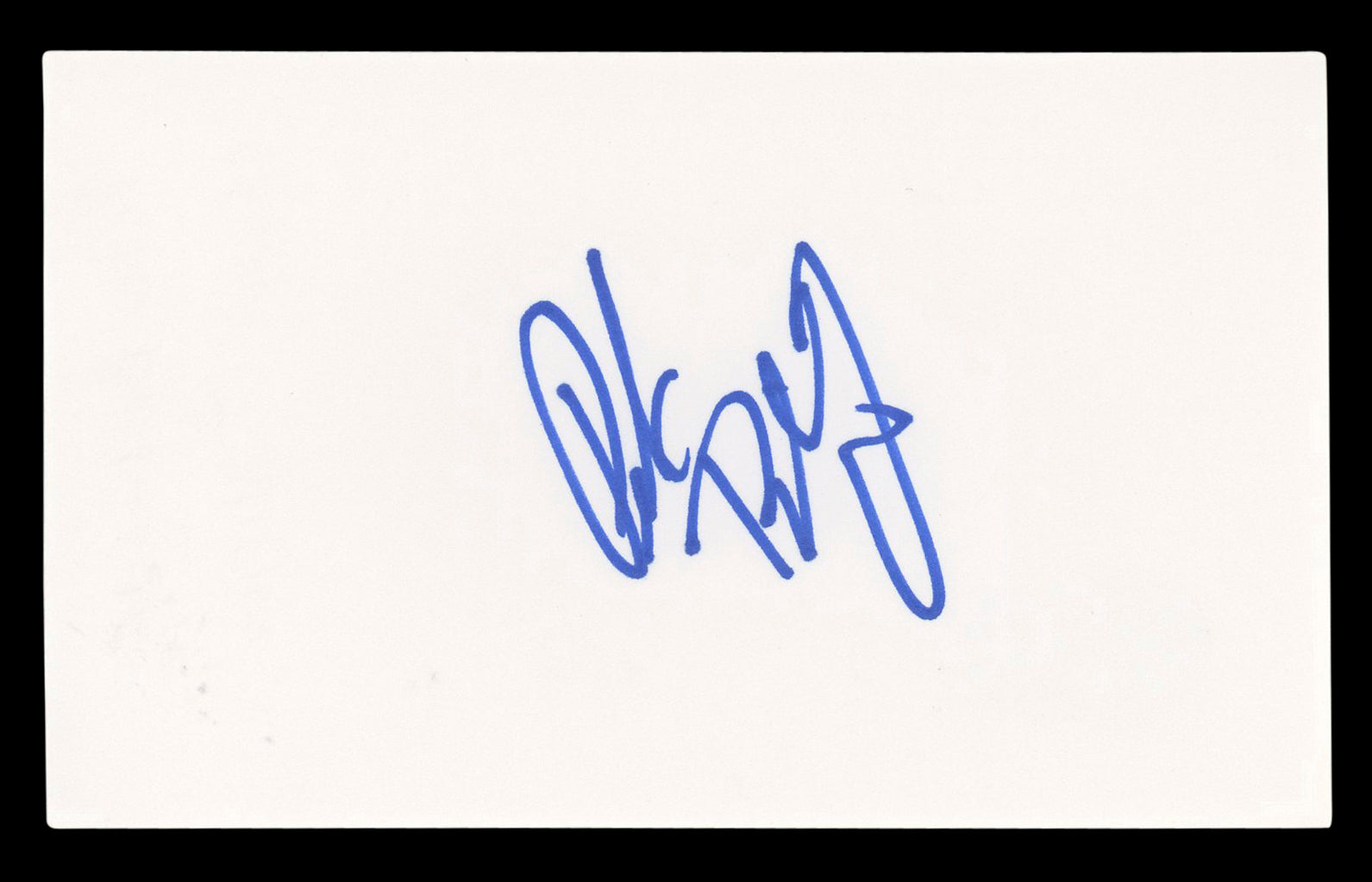 Peter Billingsley A Christmas Story Authentic Signed 3x5 Index Card BAS #BL96643