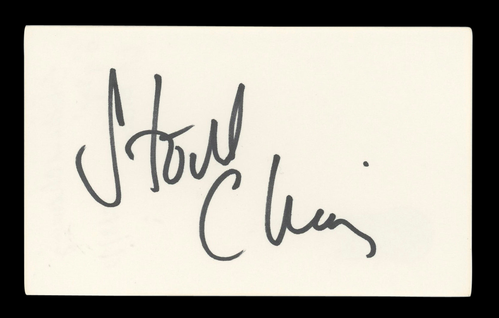 Stockard Channing Grease Signed 3x5 Index Card Autographed BAS #AD70242