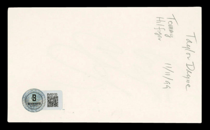 Taylor Dayne Authentic Signed 3x5 Index Card Autographed BAS #BV00133