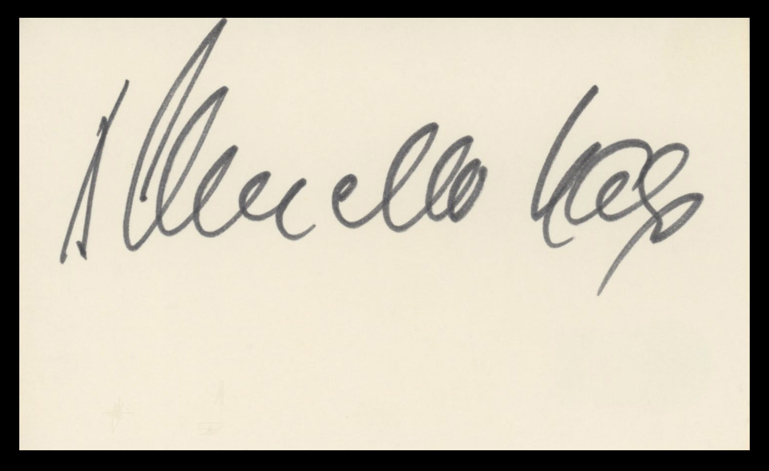 Armin Mueller-Stahl Avalon Authentic Signed 3x5 Index Card BAS #BV59109