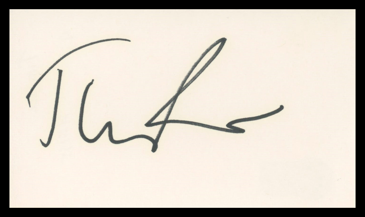 Tim Rice Aladdin Authentic Signed 3x5 Index Card Autographed BAS #BV02150