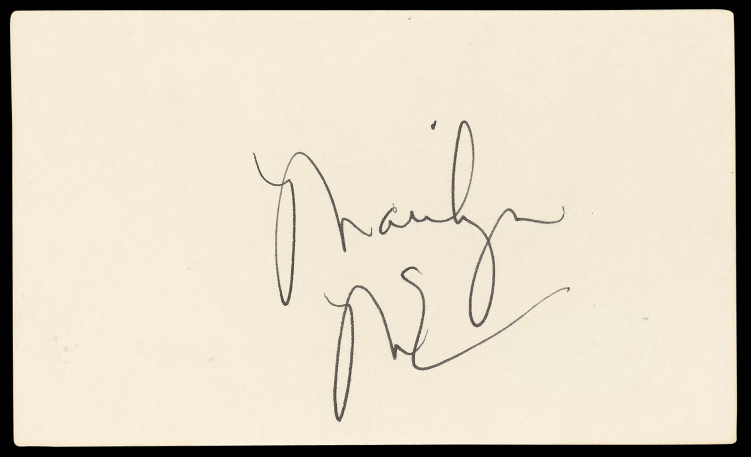 Marilyn McCoo 5th Dimension Authentic Signed 3x5 Index Card BAS #BL98897