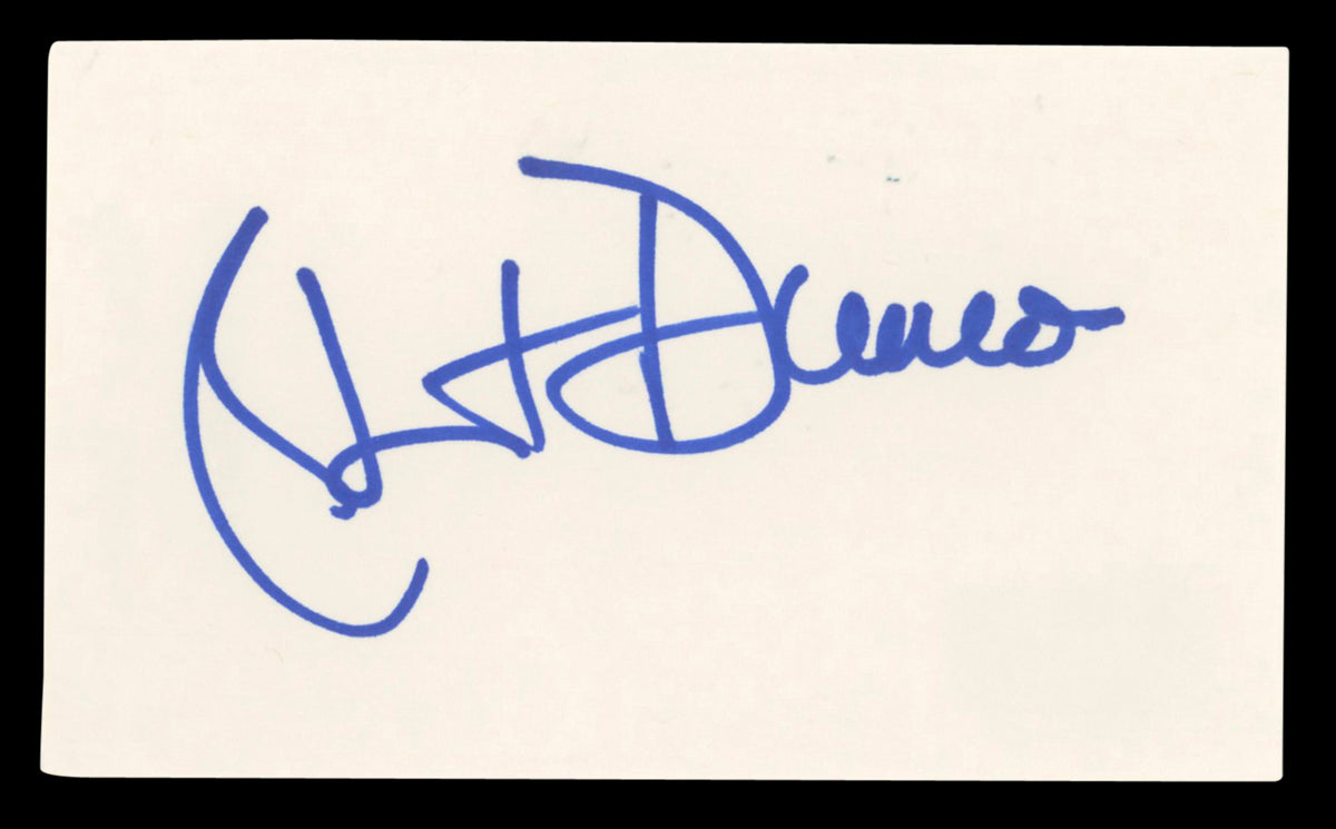 Stuart Damon General Hospital Authentic Signed 3x5 Index Card BAS #BV00131