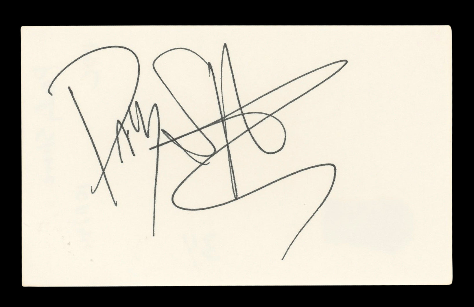 Pauly Shore Son in Law Authentic Signed 3x5 Index Card Autographed BAS #BL96653