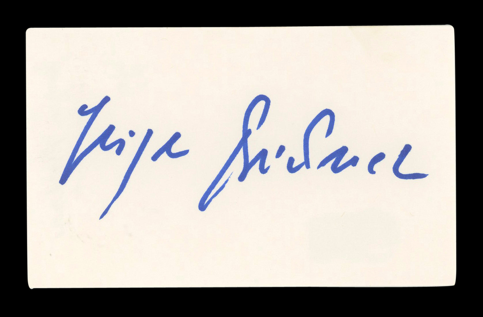 Jürgen Prochnow Dune Authentic Signed 3x5 Index Card Autographed BAS #AD70228