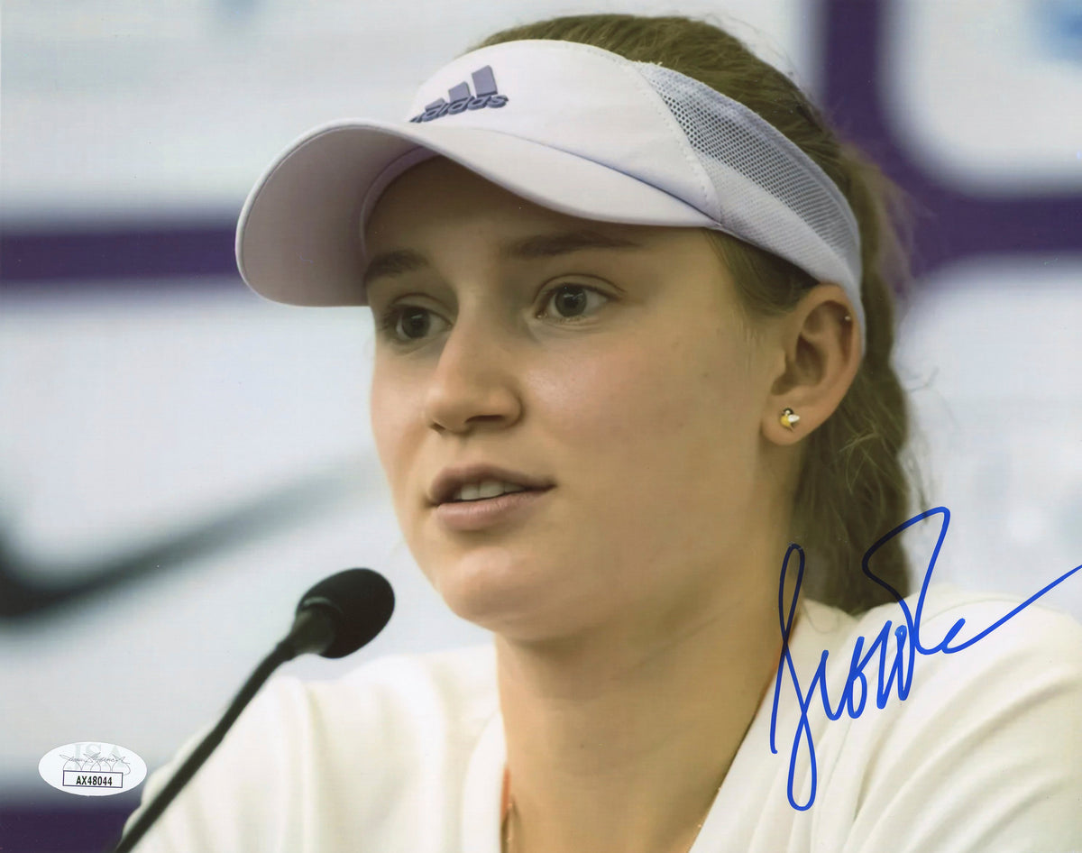 Elena Rybakina Tennis Authentic Signed 8x10 Photo Autographed JSA #AX48044