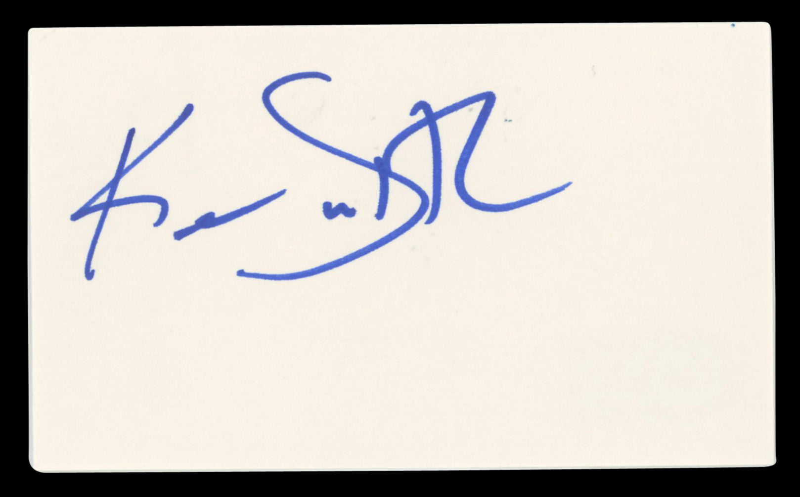 Kerr Smith Dawson's Creek Authentic Signed 3x5 Index Card BAS #BV00114