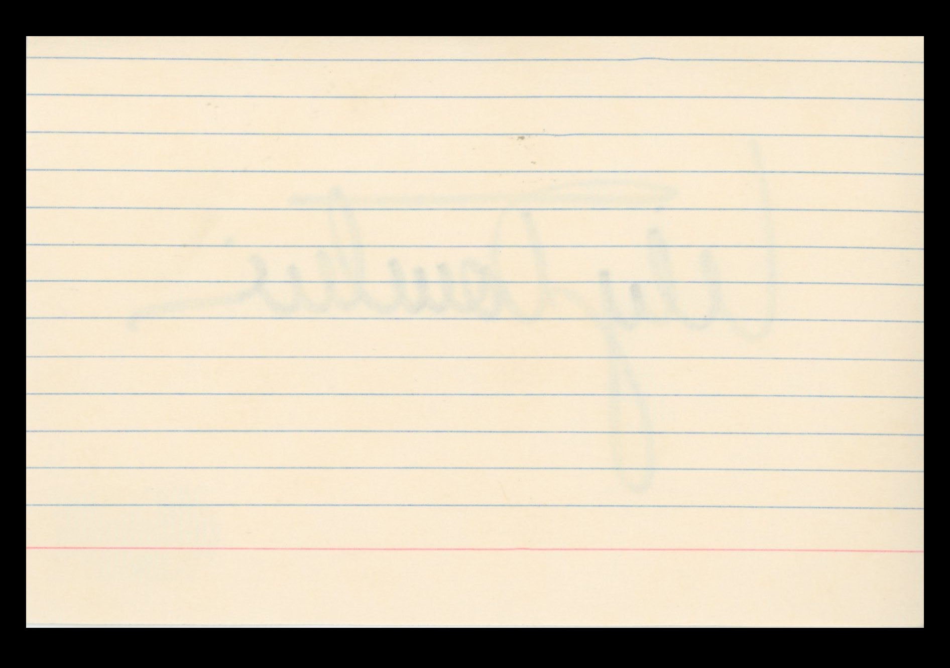Lily Tomlin Grace and Frankie Authentic Signed 4x6 Index Card BAS #BS29341