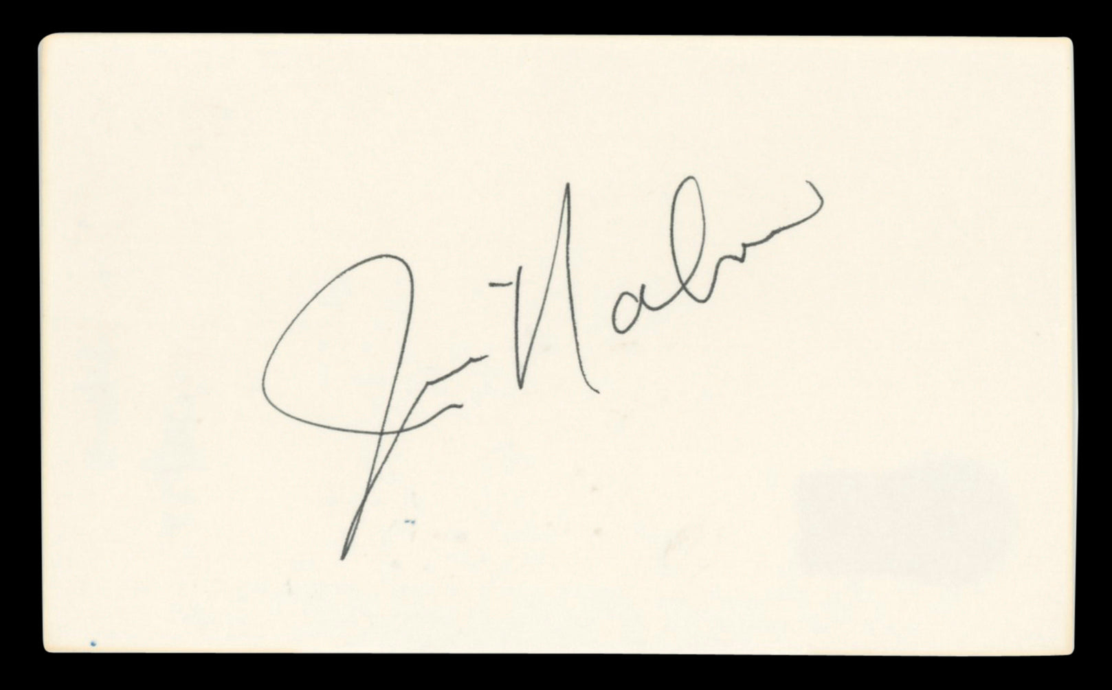 Jim Nabors The Andy Griffith Show Authentic Signed 3x5 Index Card BAS #BV00102