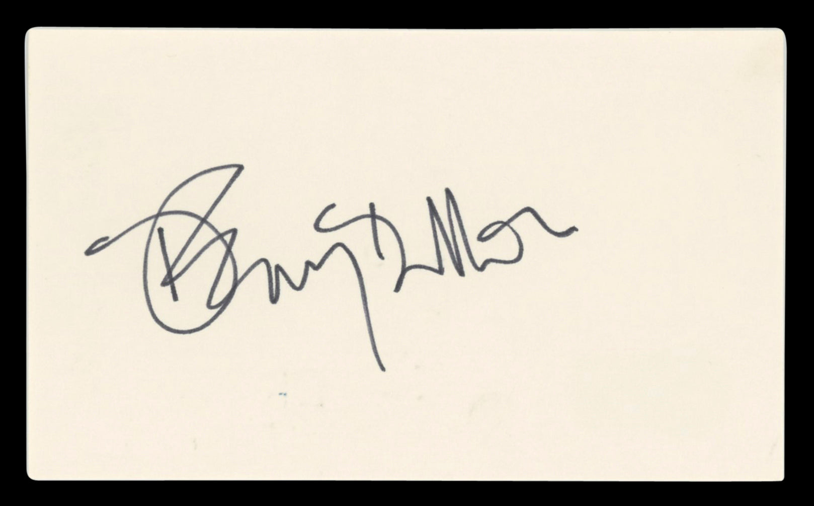 Denny Dillon Dream On Authentic Signed 3x5 Index Card Autographed BAS #BV00104