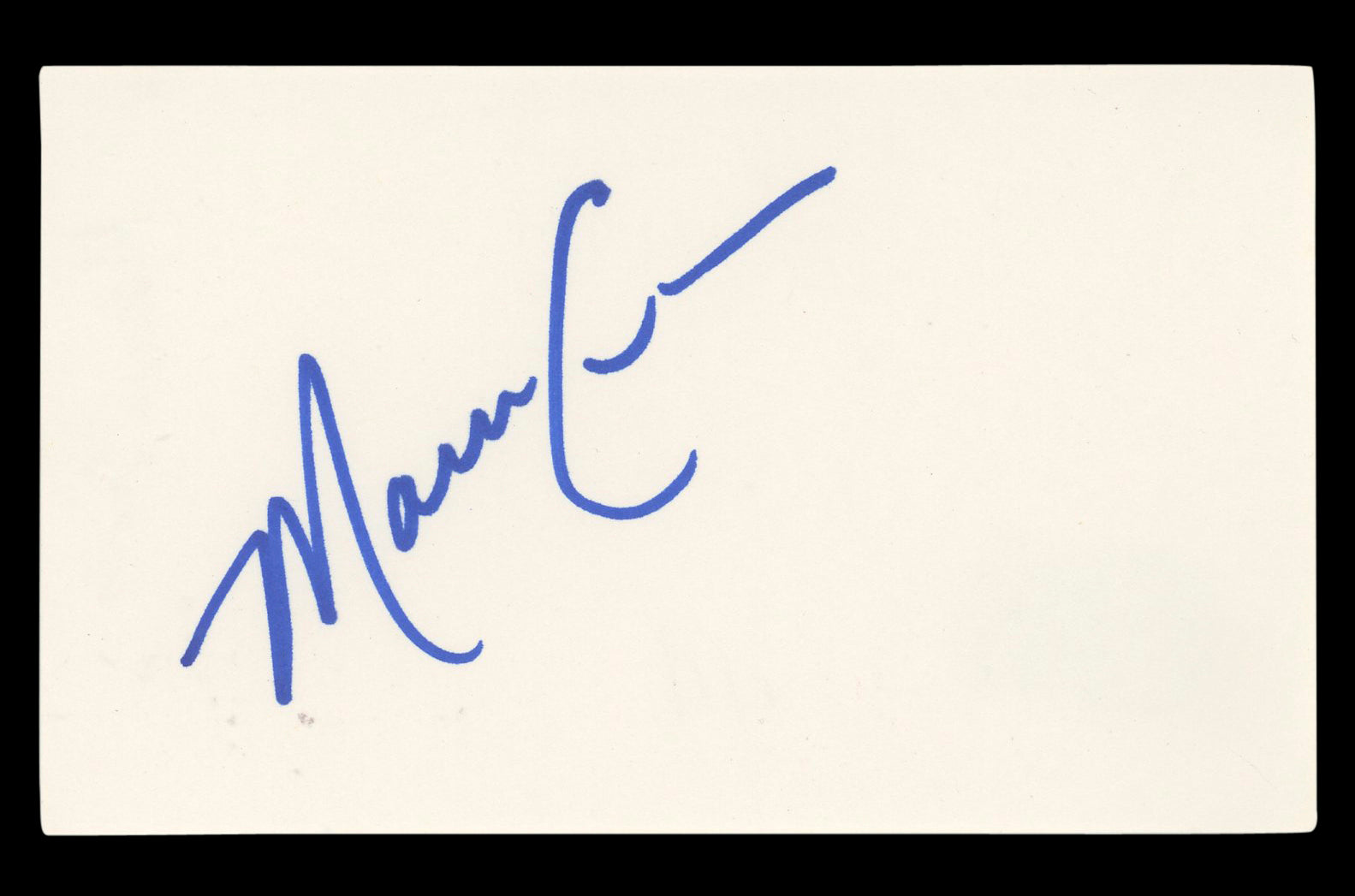 Marcia Cross Desperate Housewives Authentic Signed 3x5 Index Card BAS #BL96683