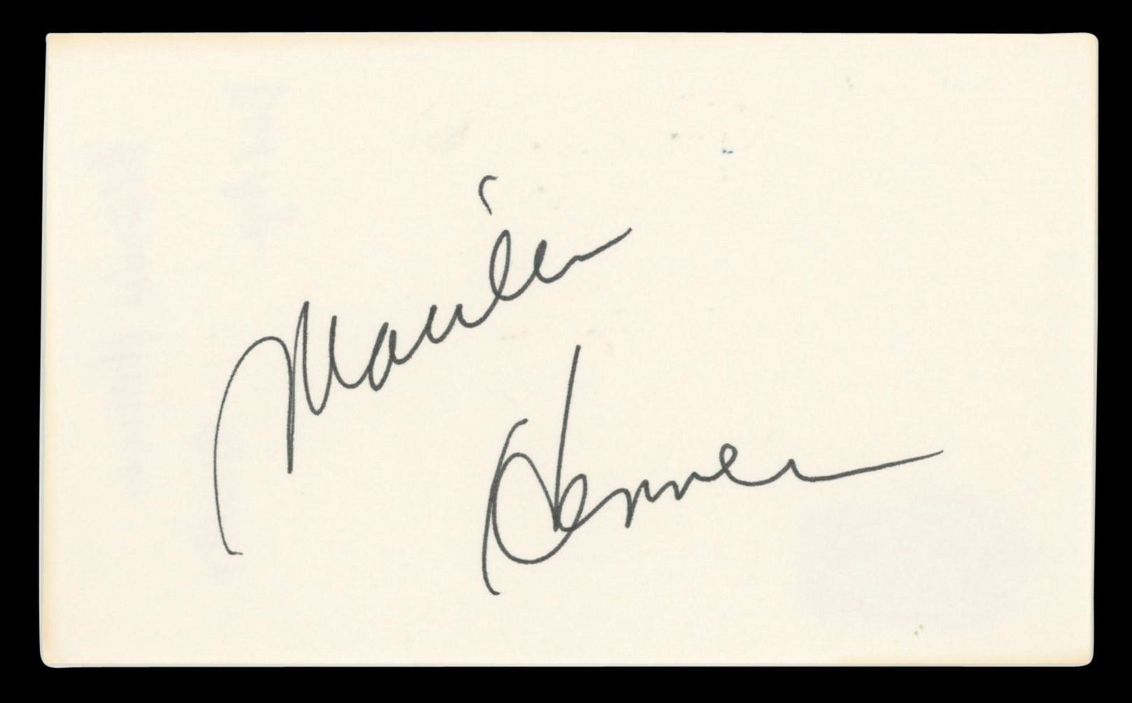 Marilu Henner Taxi Authentic Signed 3x5 Index Card Autographed BAS #BV03249