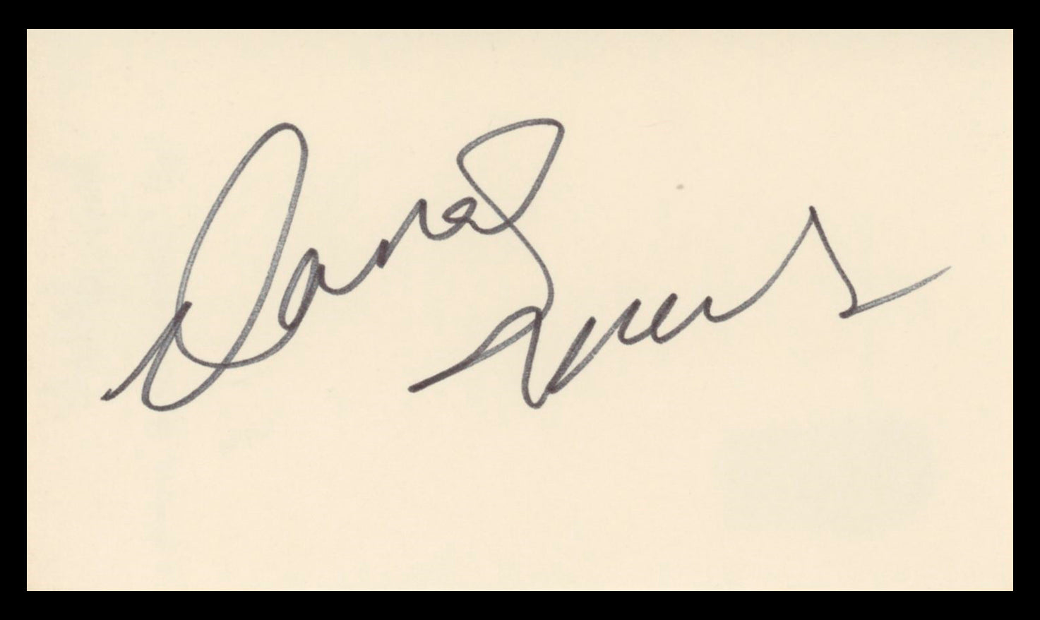Dave Sparks Diesel Brothers Authentic Signed 3x5 Index Card BAS #BV03159