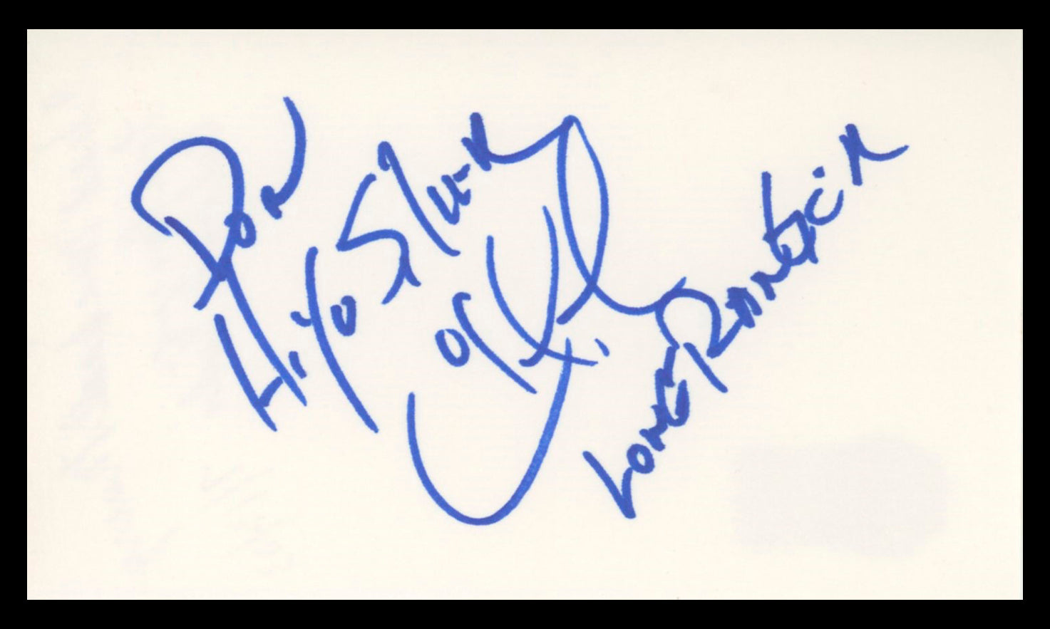Chad Michael Murray One Tree Hill Authentic Signed 3x5 Index Card BAS #BV03166