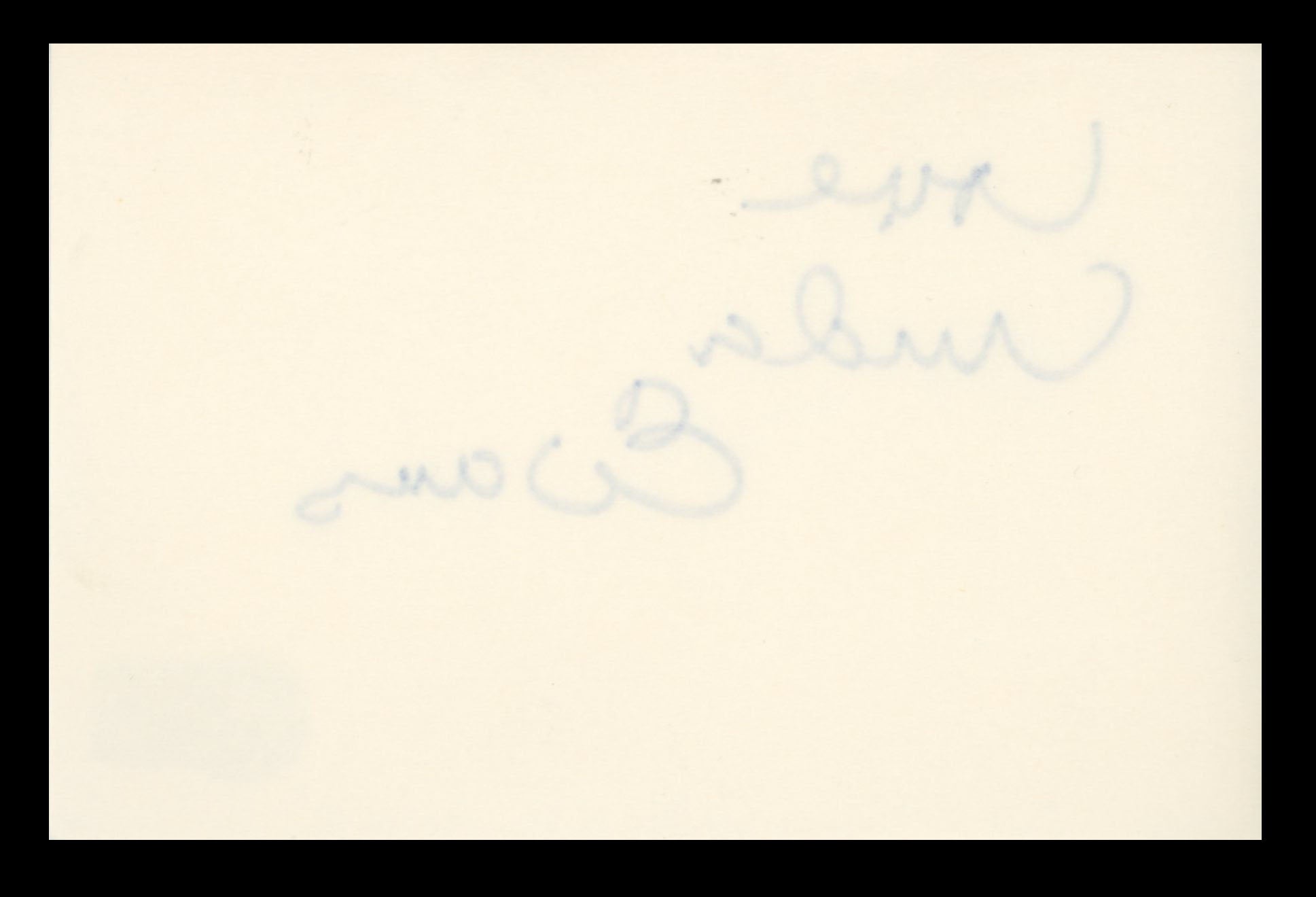 Linda Evans Dynasty "Love" Authentic Signed 4x6 Index Card BAS #BS29375