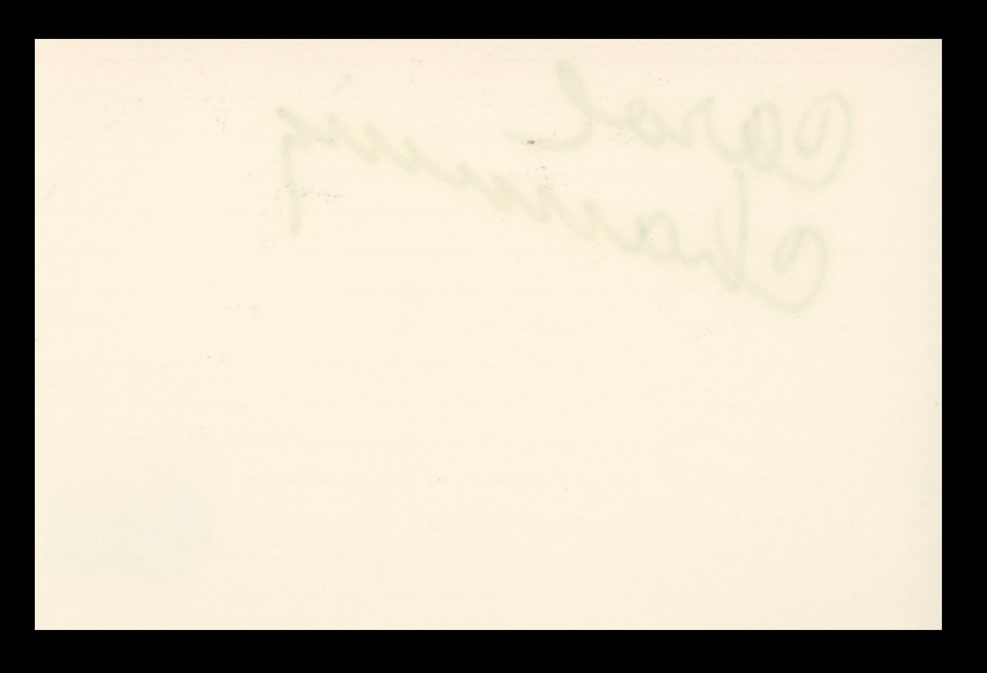 Carol Channing Gentlemen Prefer Blondes Signed 4x6 Index Card BAS #BS29386