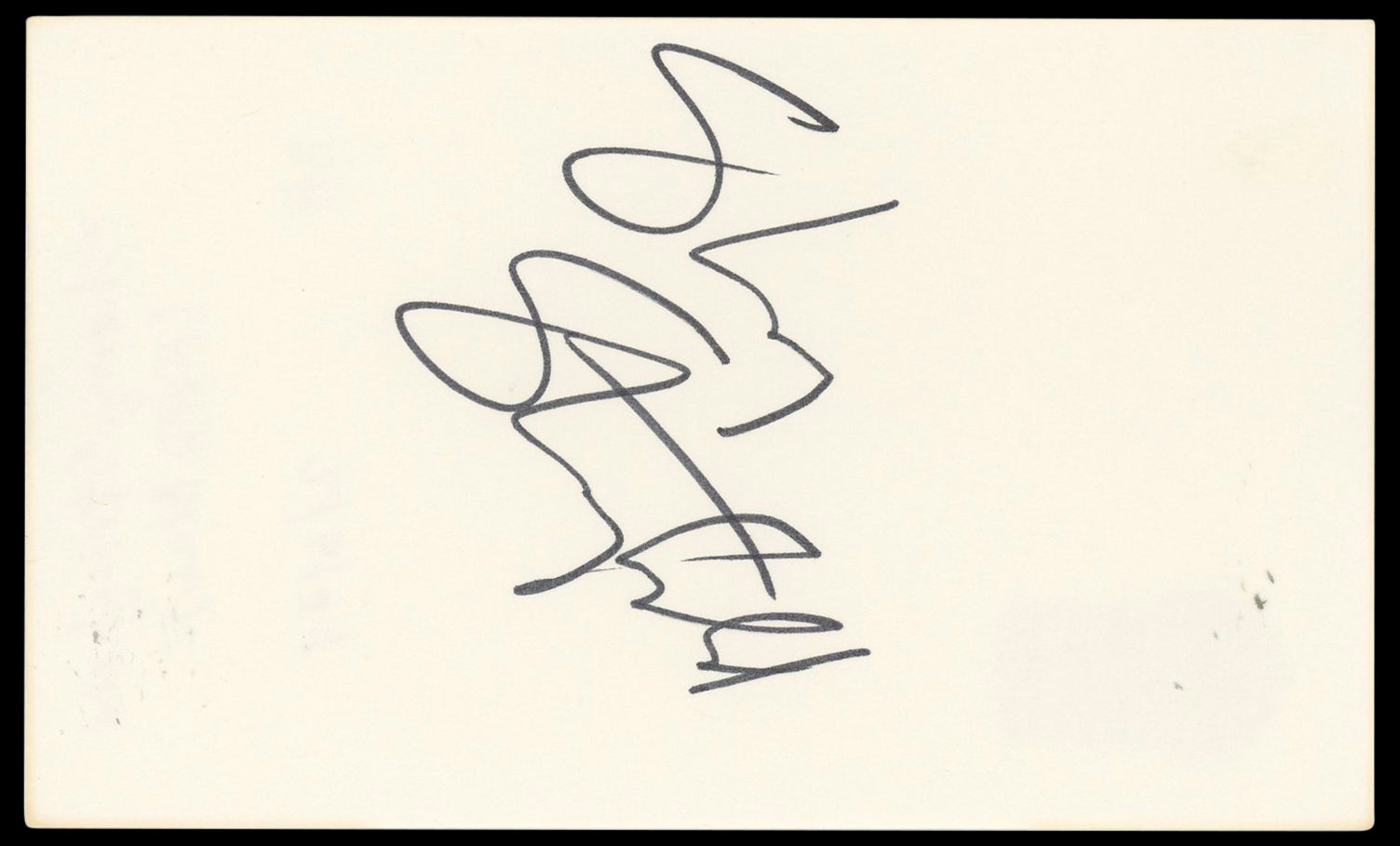 Sherry Stringfield ER Authentic Signed 3x5 Index Card Autographed BAS #BN33338