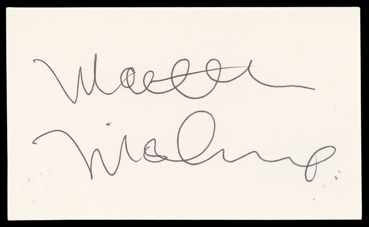 Matthew Modine Full Metal Jacket Authentic Signed 3x5 Index Card BAS #BN35232