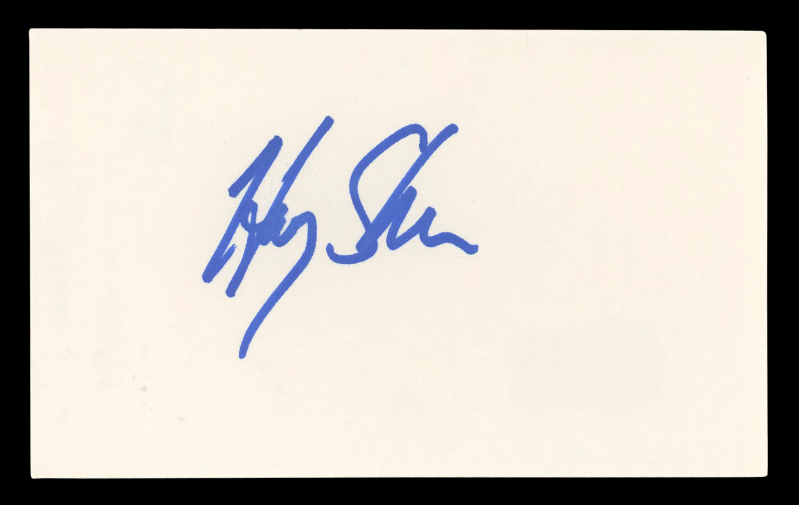 Harry Shearer The Simpsons Authentic Signed 3x5 Index Card BAS #BL96933