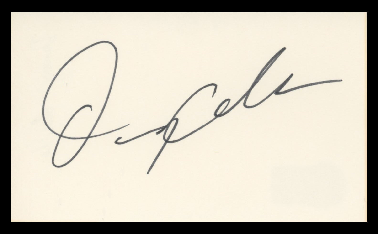 Danny Aiello Do the Right Thing Authentic Signed 3x5 Index Card BAS #BV59064