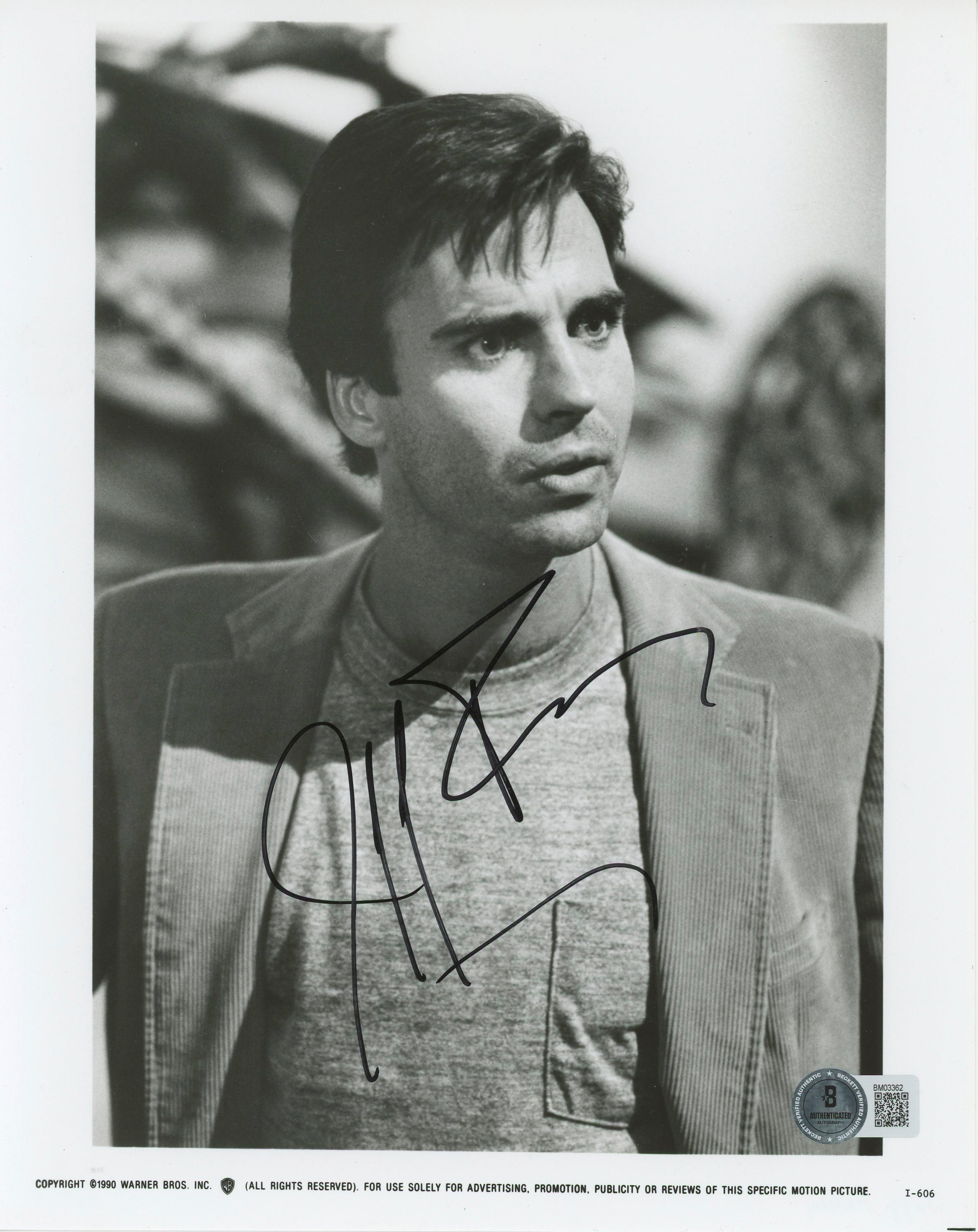 Jeff Fahey LOST Authentic Signed 8x10 Black & White Photo BAS #BM03362
