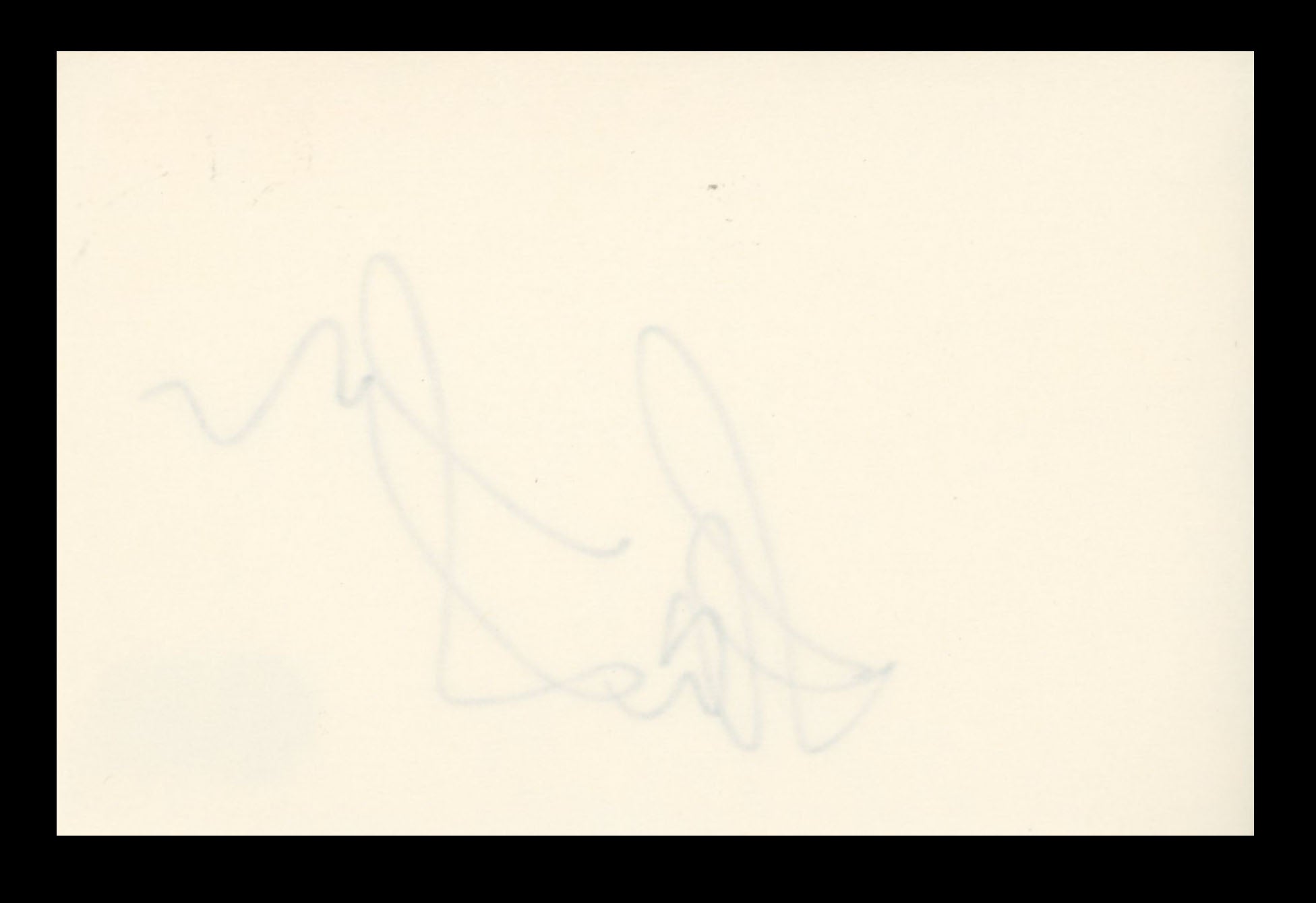 Lea Thompson Back To The Future Authentic Signed 4x6 Index Card BAS #BS29419