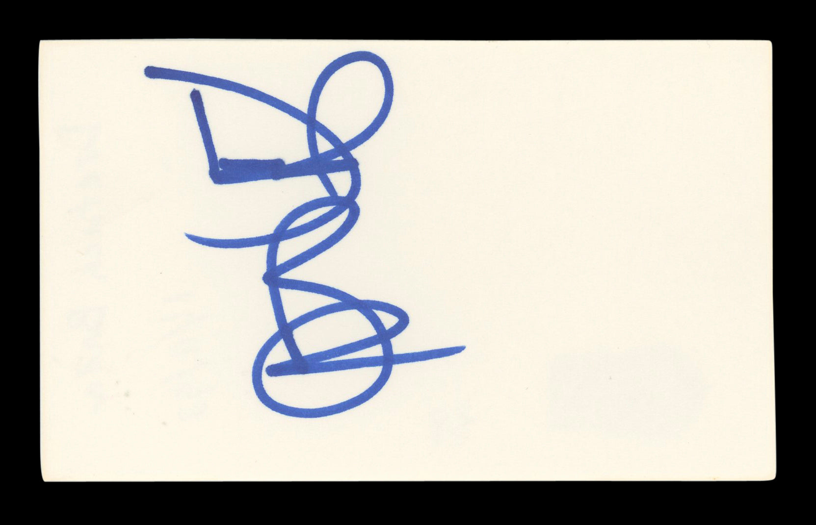 Diedrich Bader Napoleon Dynamite Authentic Signed 3x5 Index Card BAS #BL96943