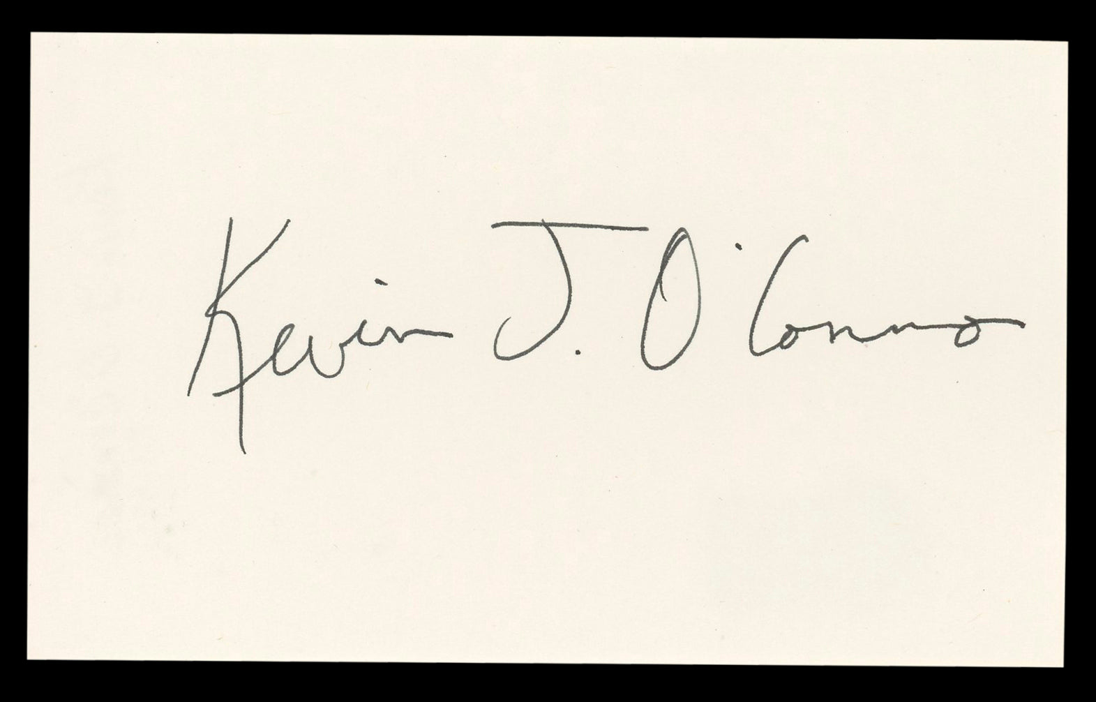 Kevin J. O'Connor The Mummy Authentic Signed 3x5 Index Card BAS #BL98835