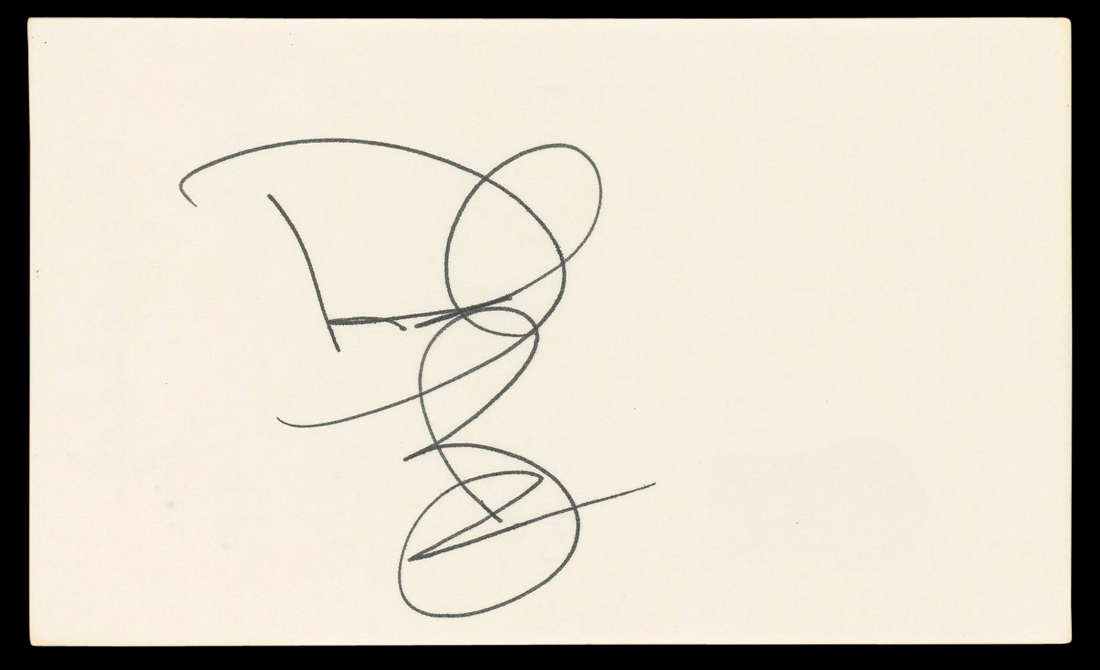 Diedrich Bader Napoleon Dynamite Authentic Signed 3x5 Index Card BAS #BL96945
