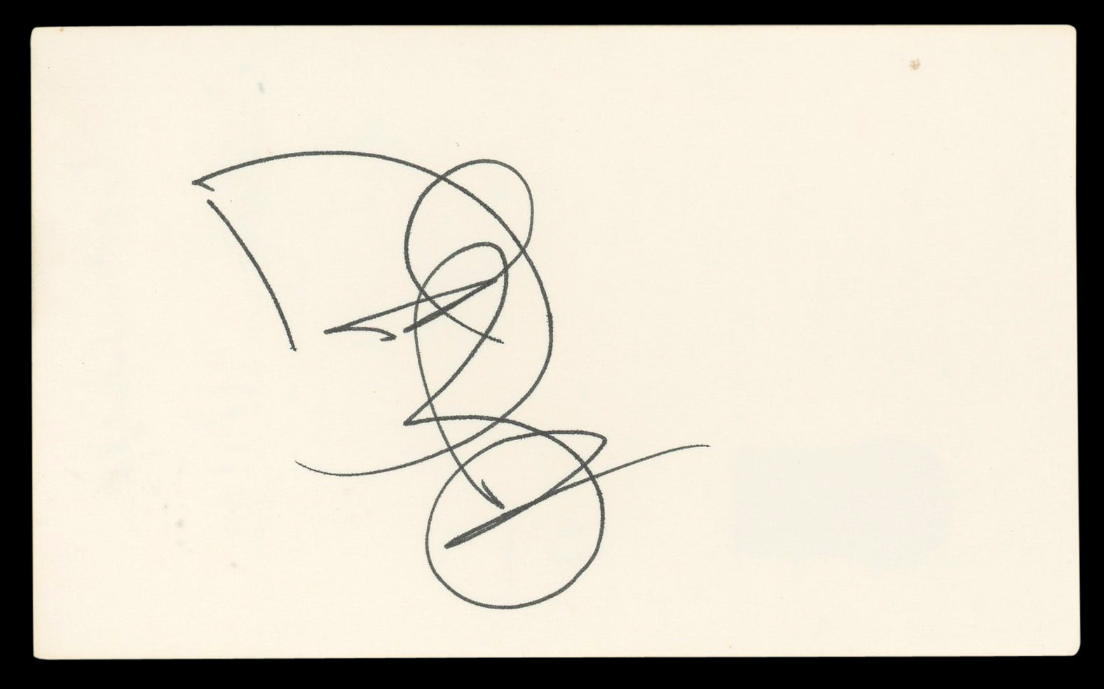 Diedrich Bader Napoleon Dynamite Authentic Signed 3x5 Index Card BAS #BL96946