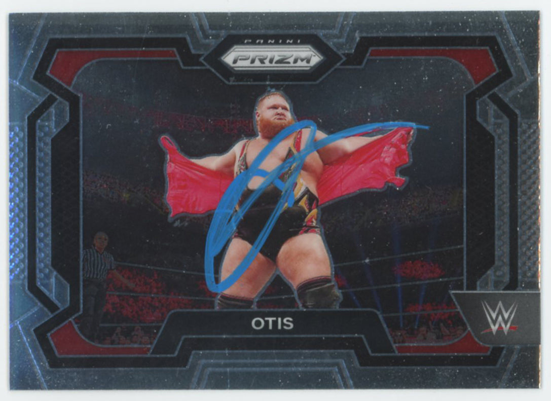 Otis WWE Authentic Signed 2024 Panini Prizm #85 Card BAS #BS86868