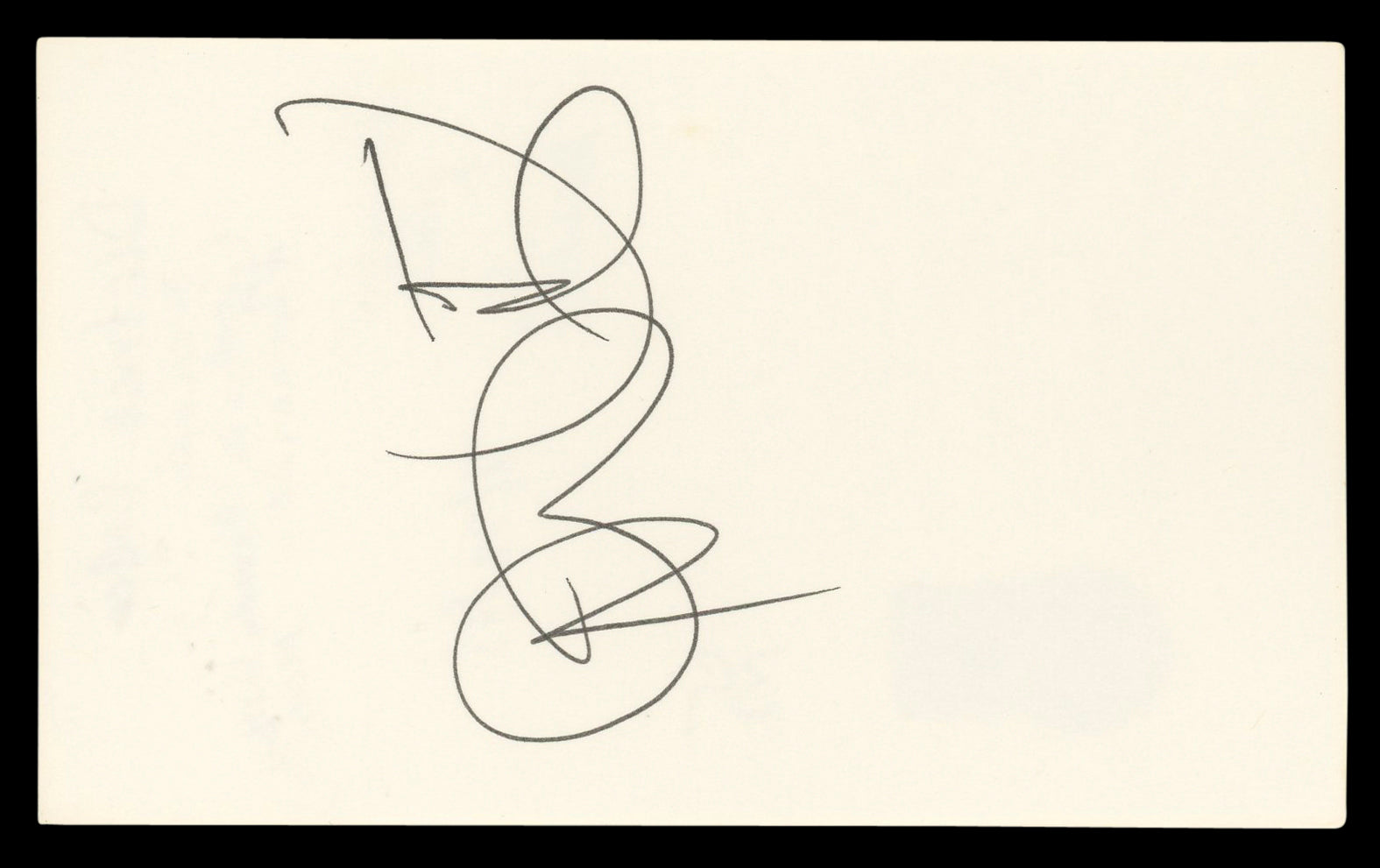 Diedrich Bader Napoleon Dynamite Authentic Signed 3x5 Index Card BAS #BL96947