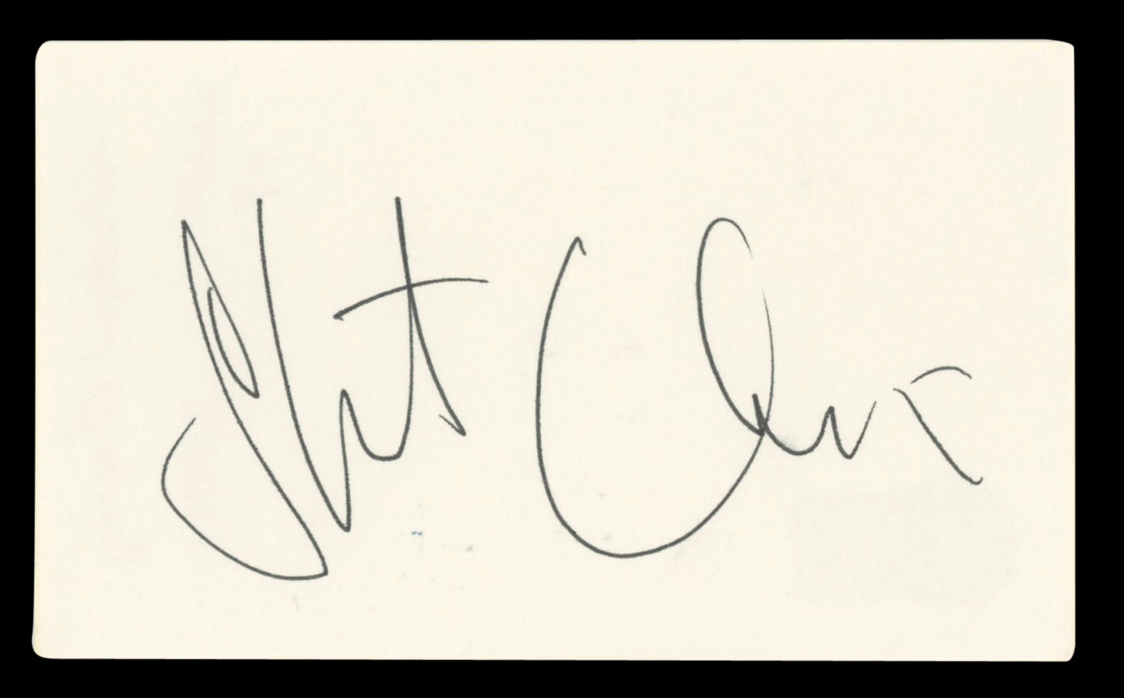 Stockard Channing Grease Authentic Signed 3x5 Index Card BAS #BV03465