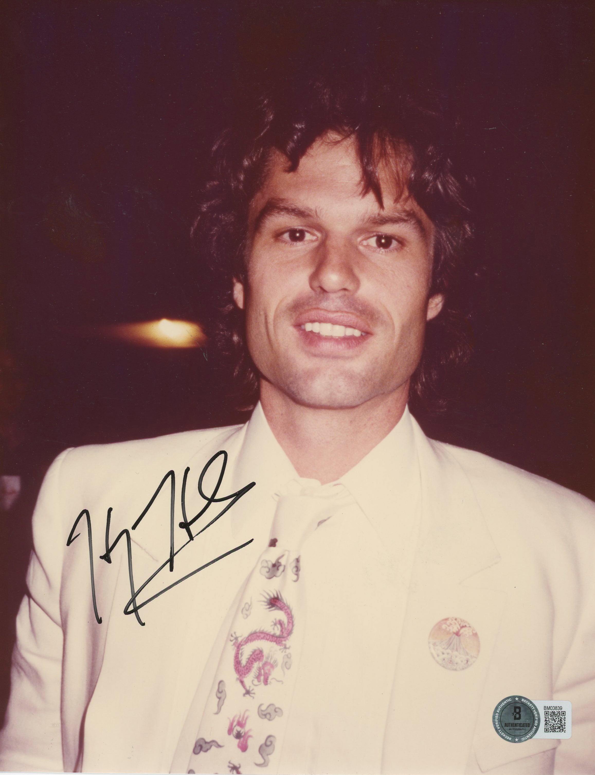 Harry Hamlin Clash of the Titans Authentic Signed 8x10 Photo BAS #BM03839