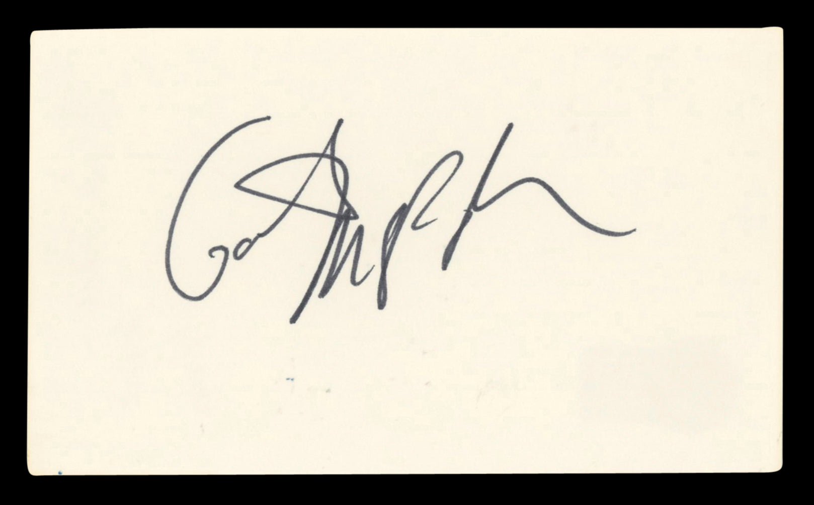 Gates McFadden Star Trek: The Next Generation Signed 3x5 Index Card BAS #BV03467