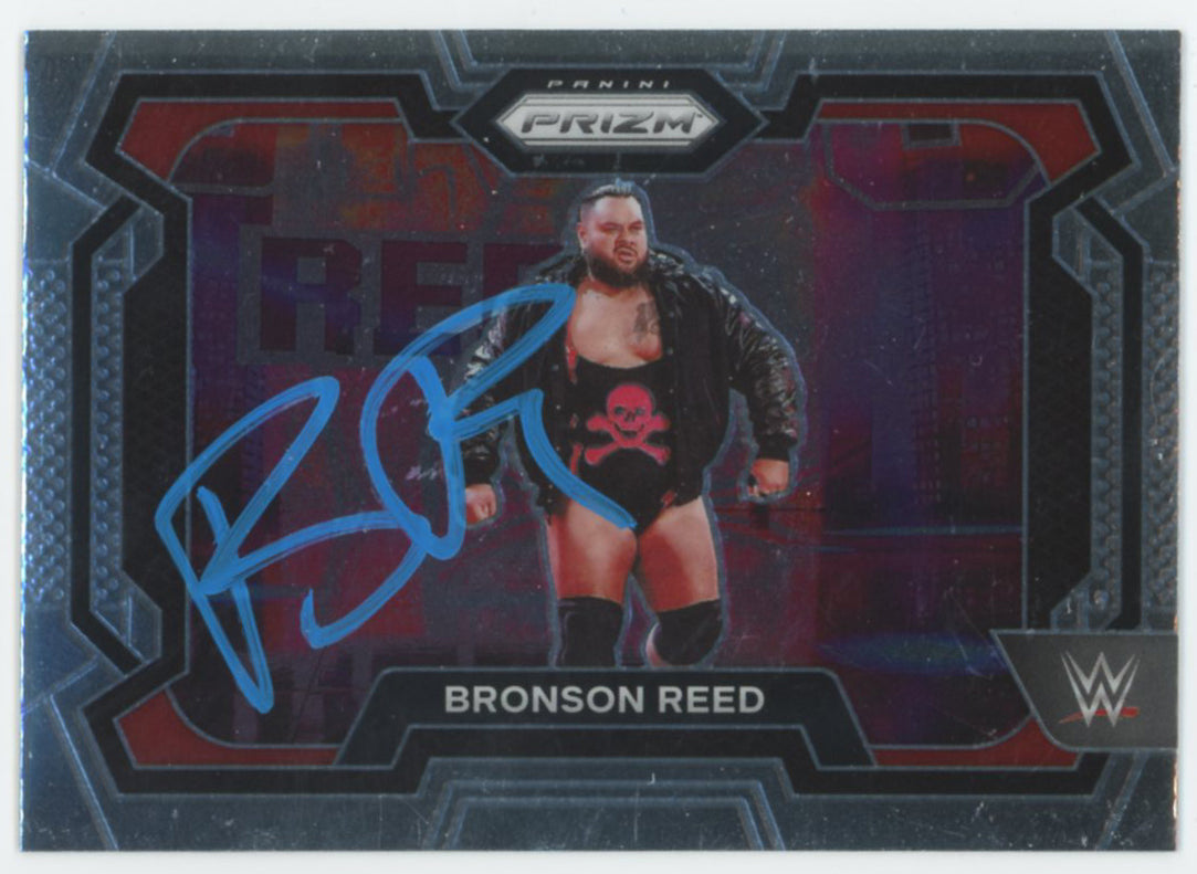 Bronson Reed WWE Authentic Signed 2024 Panini Prizm #66 Card BAS #BS86886