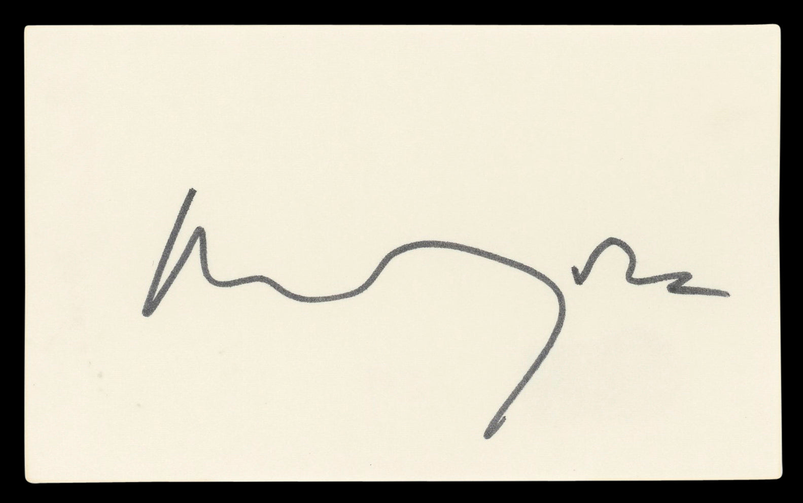 Michael York Romeo + Juliet Authentic Signed 3x5 Index Card BAS #BL96734