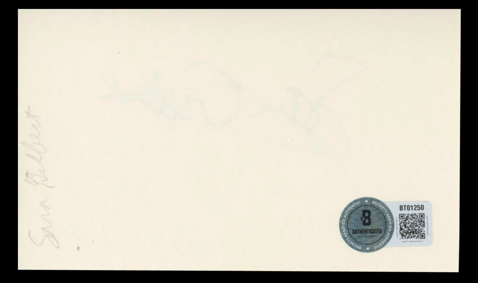 Sara Gilbert The Big Bang Theory Authentic Signed 3x5 Index Card BAS #BT01250