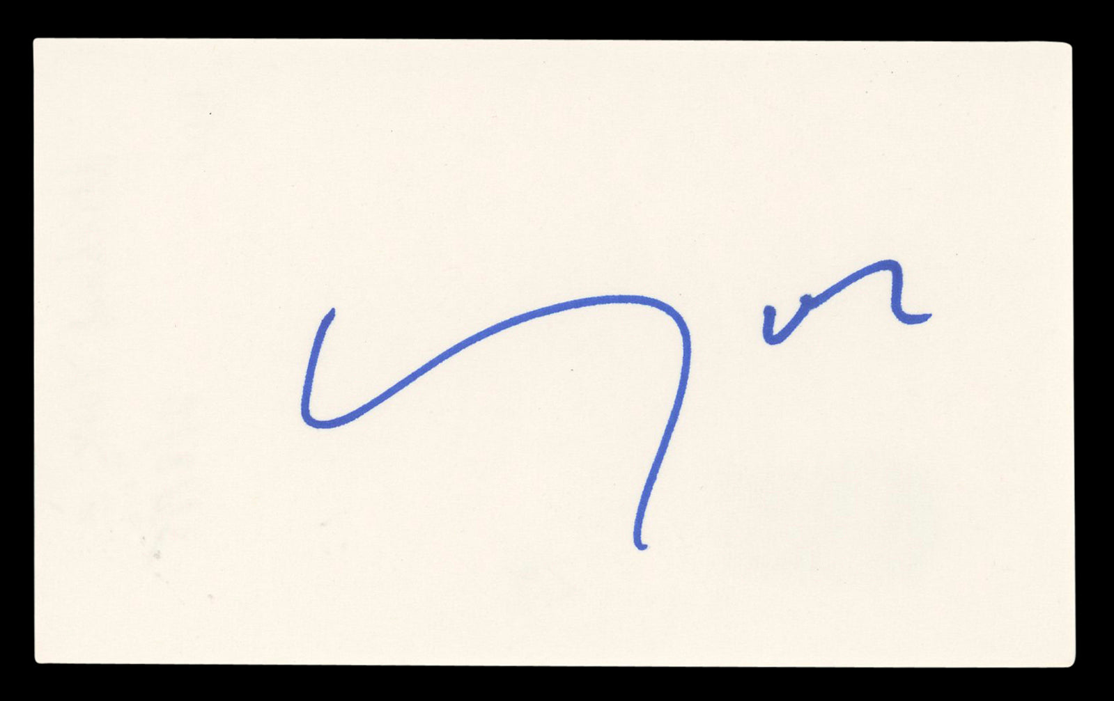Michael York Romeo + Juliet Authentic Signed 3x5 Index Card BAS #BL96738