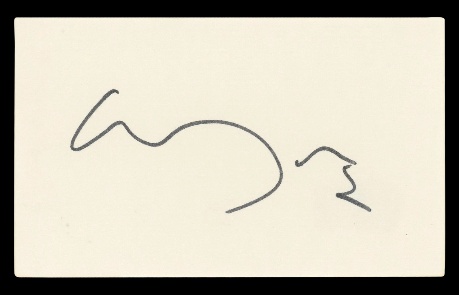 Michael York Romeo + Juliet Authentic Signed 3x5 Index Card BAS #BL96739