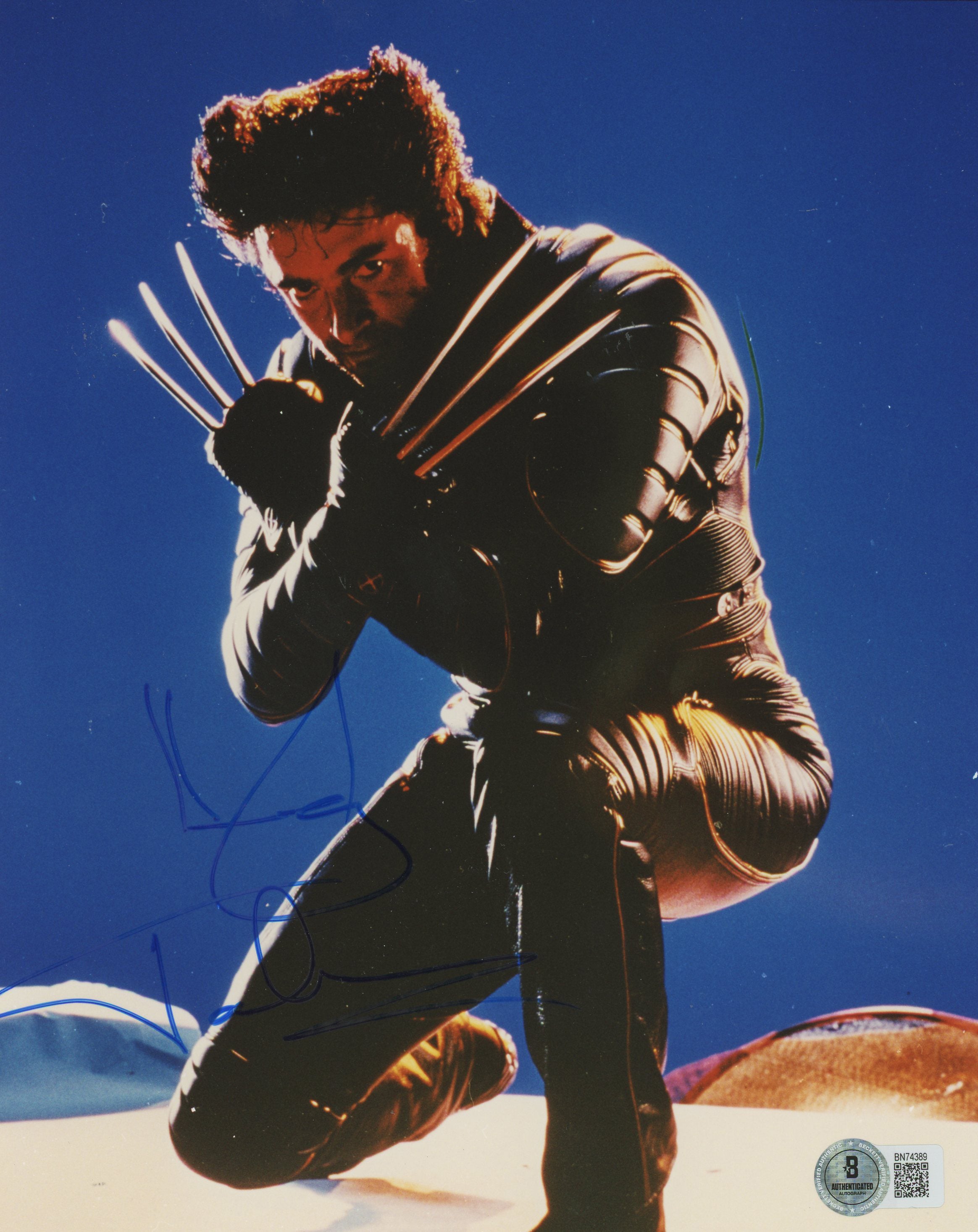 Hugh Michael Jackman X-Men Authentic Signed 8x10 Photo Autographed BAS #BN74389