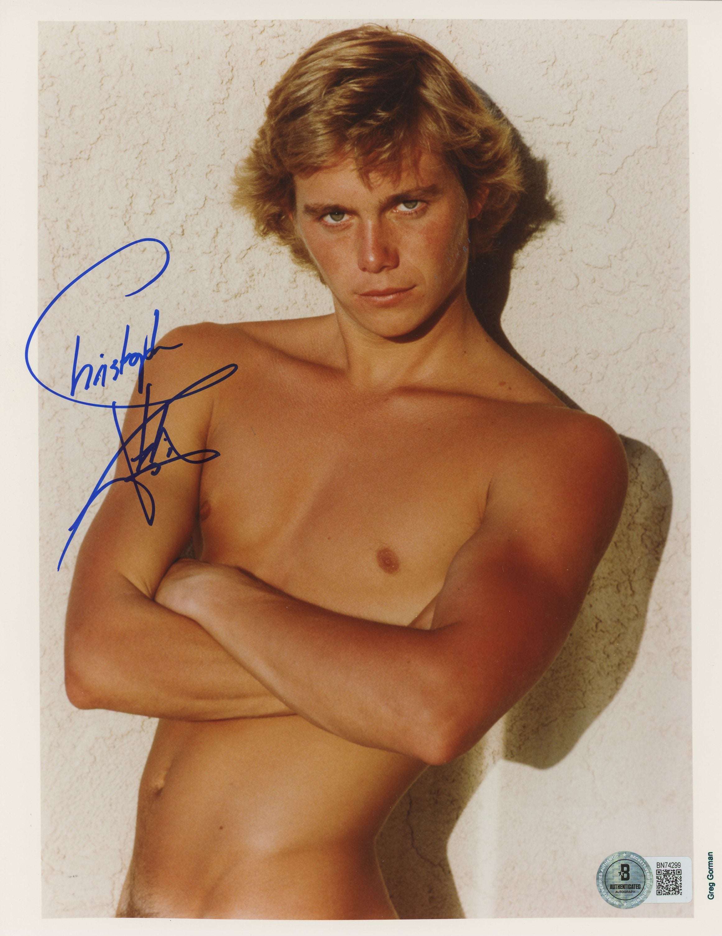 Christopher Atkins The Blue Lagoon Authentic Signed 8x10 Photo BAS #BN74299