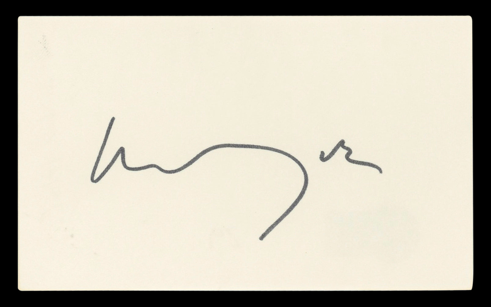 Michael York Romeo + Juliet Authentic Signed 3x5 Index Card BAS #BL96743