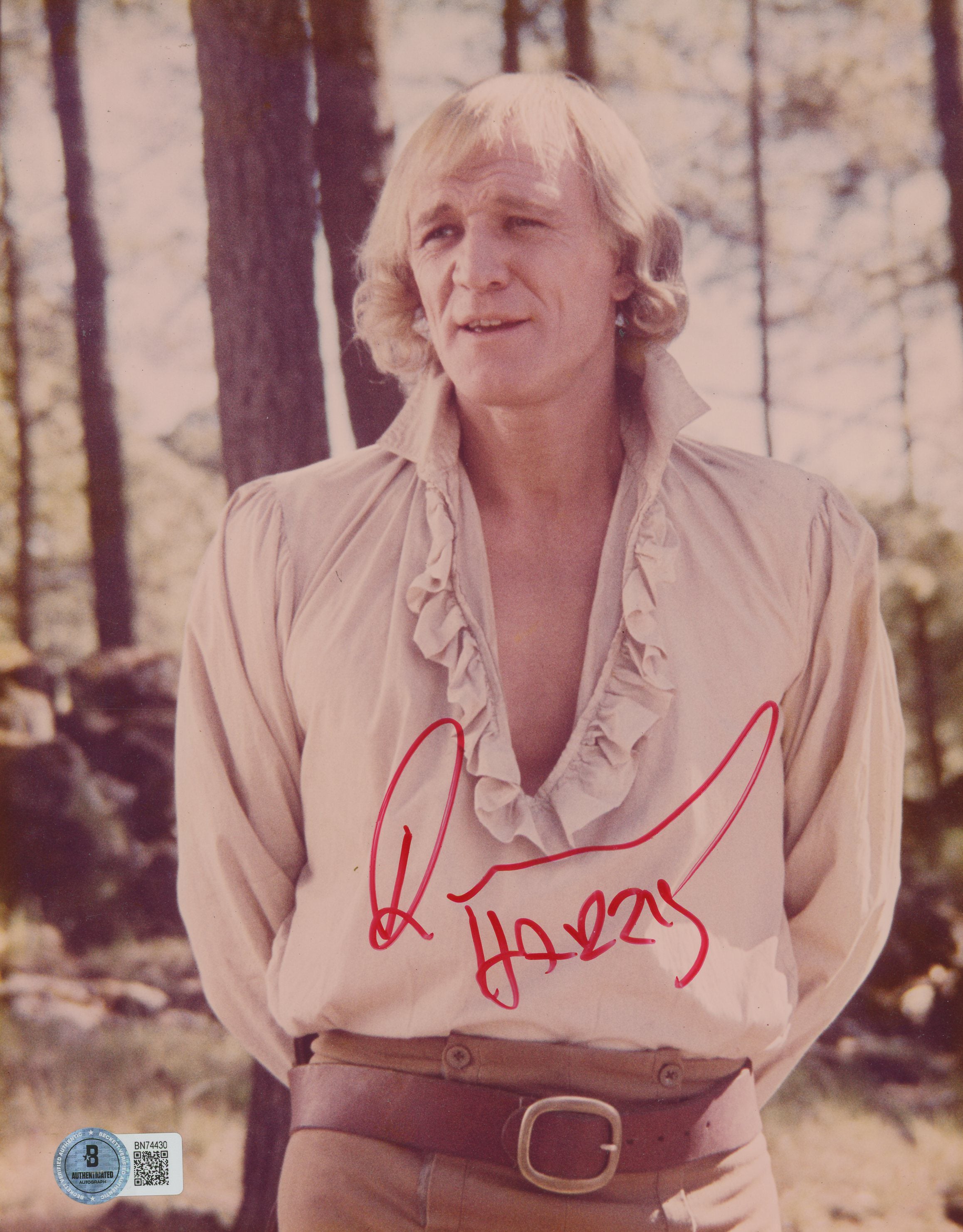 Richard Harris Camelot Authentic Signed 8x10 Photo Autographed BAS #BN74430