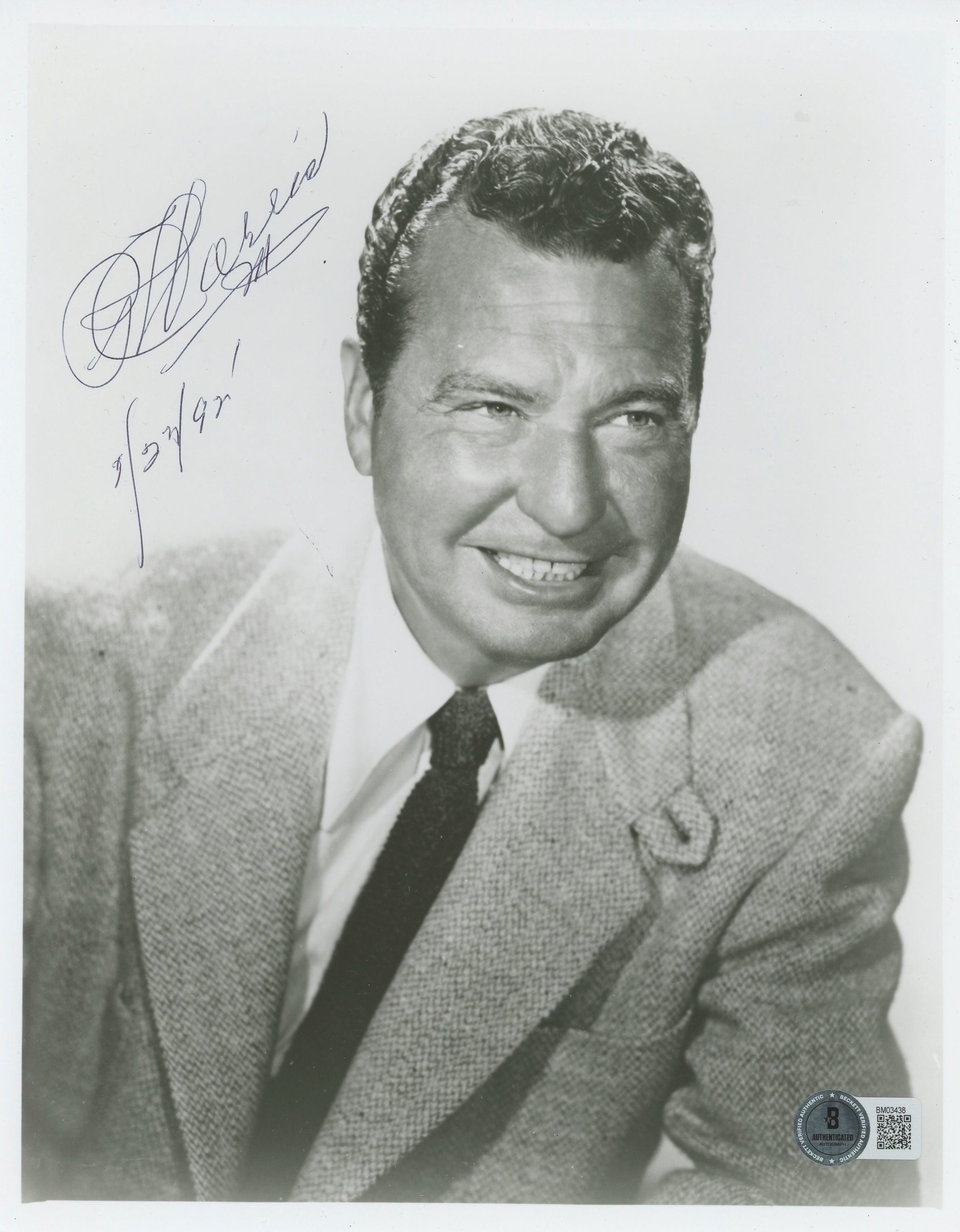 Phil Harris Robin Hood Authentic Signed 8x10 Photo Autographed BAS #BM03438